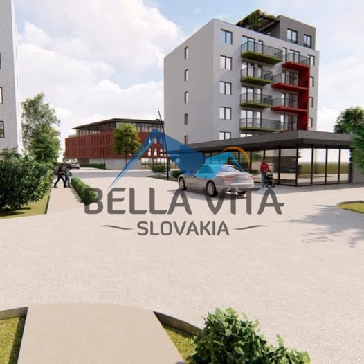 Budova a parkovisko na ulici Šalská, Galanta, vhodné na 2-izbový byt.